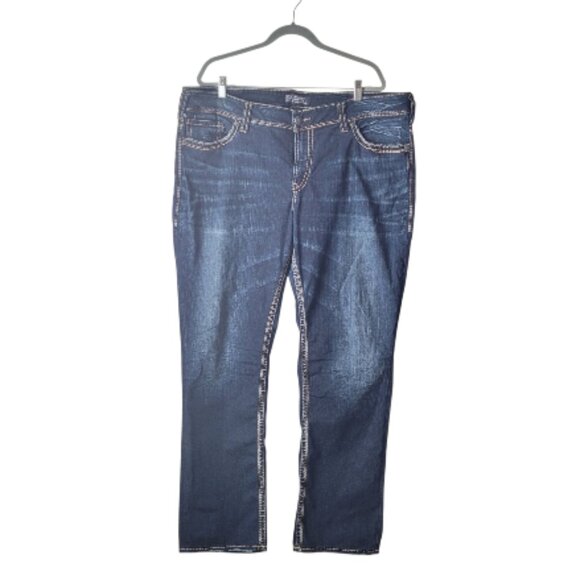 Silver Suki Mid Rise Bootcut Jeans - Picture 3 of 12